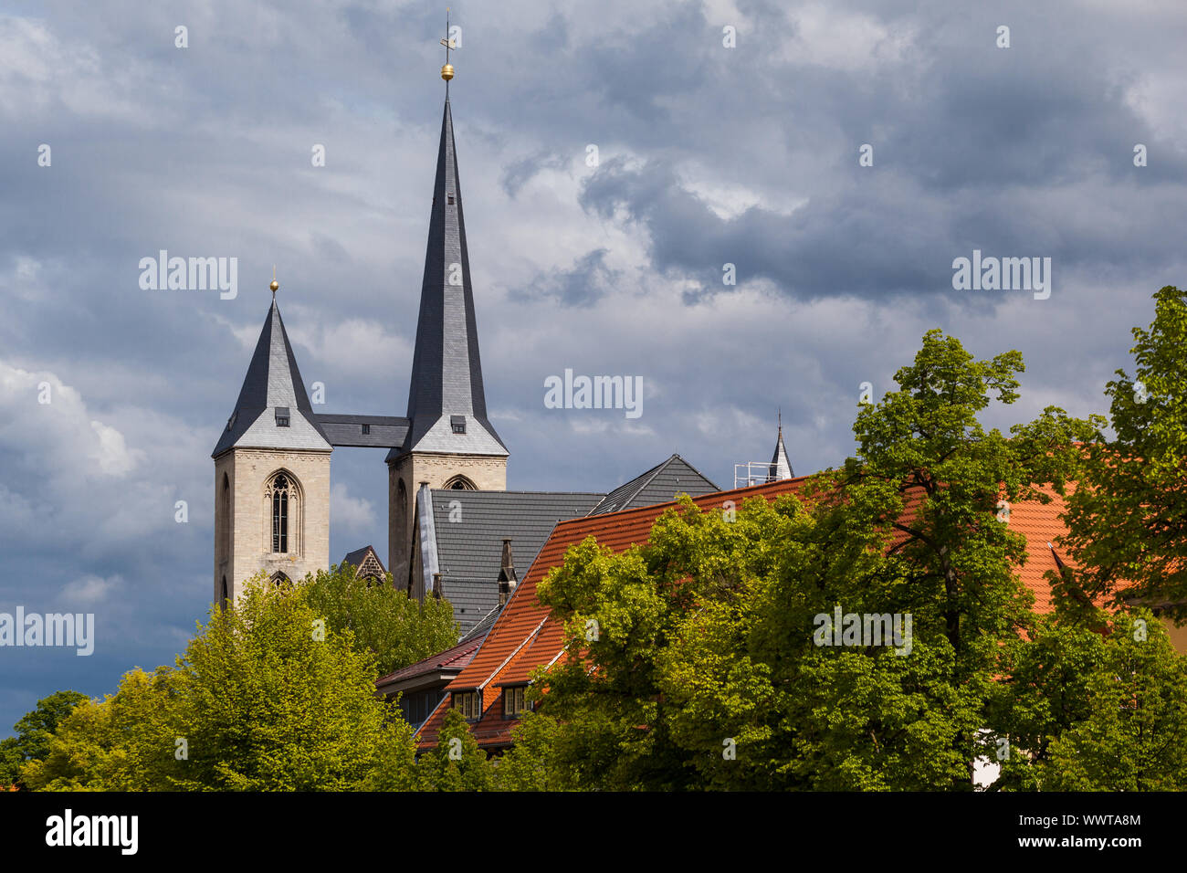 Halberstadt St. Martini Stockfoto