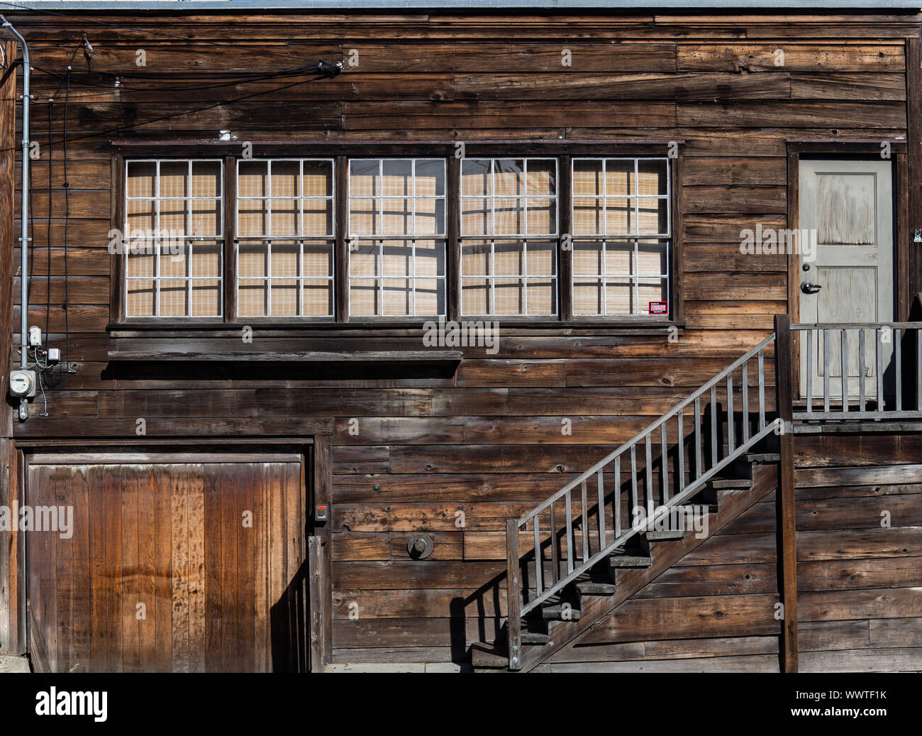 Holz- Haus finden Sie auf den Straßen von San Francisco Stockfoto