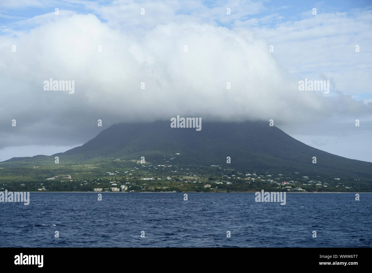 Nevis, St. Kitts und Nevis, Karibik insel Stockfoto