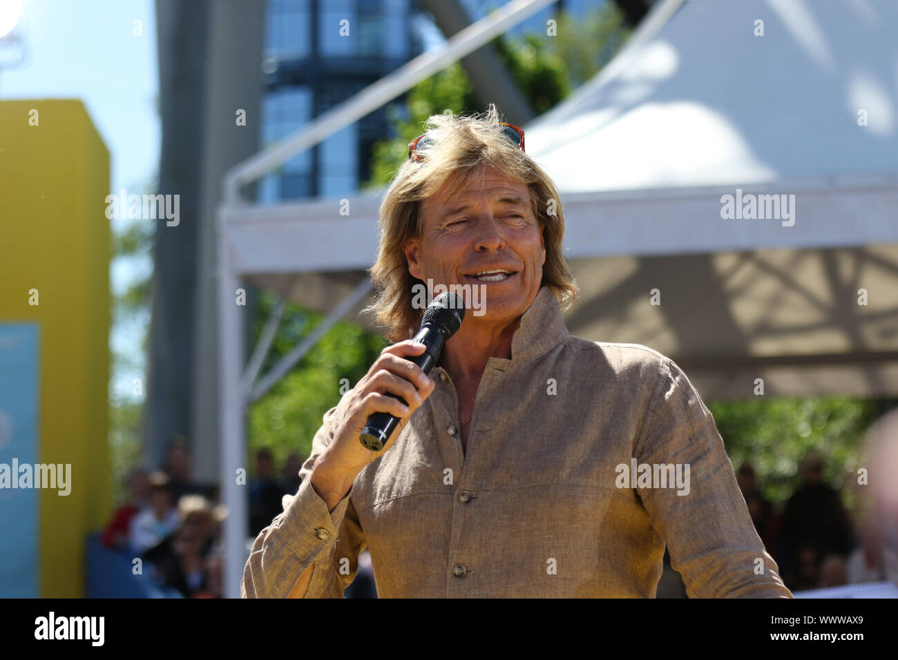 Sänger bei Deutschen Schlager zeigen Immer wieder Sonntags, 2015 Stockfoto