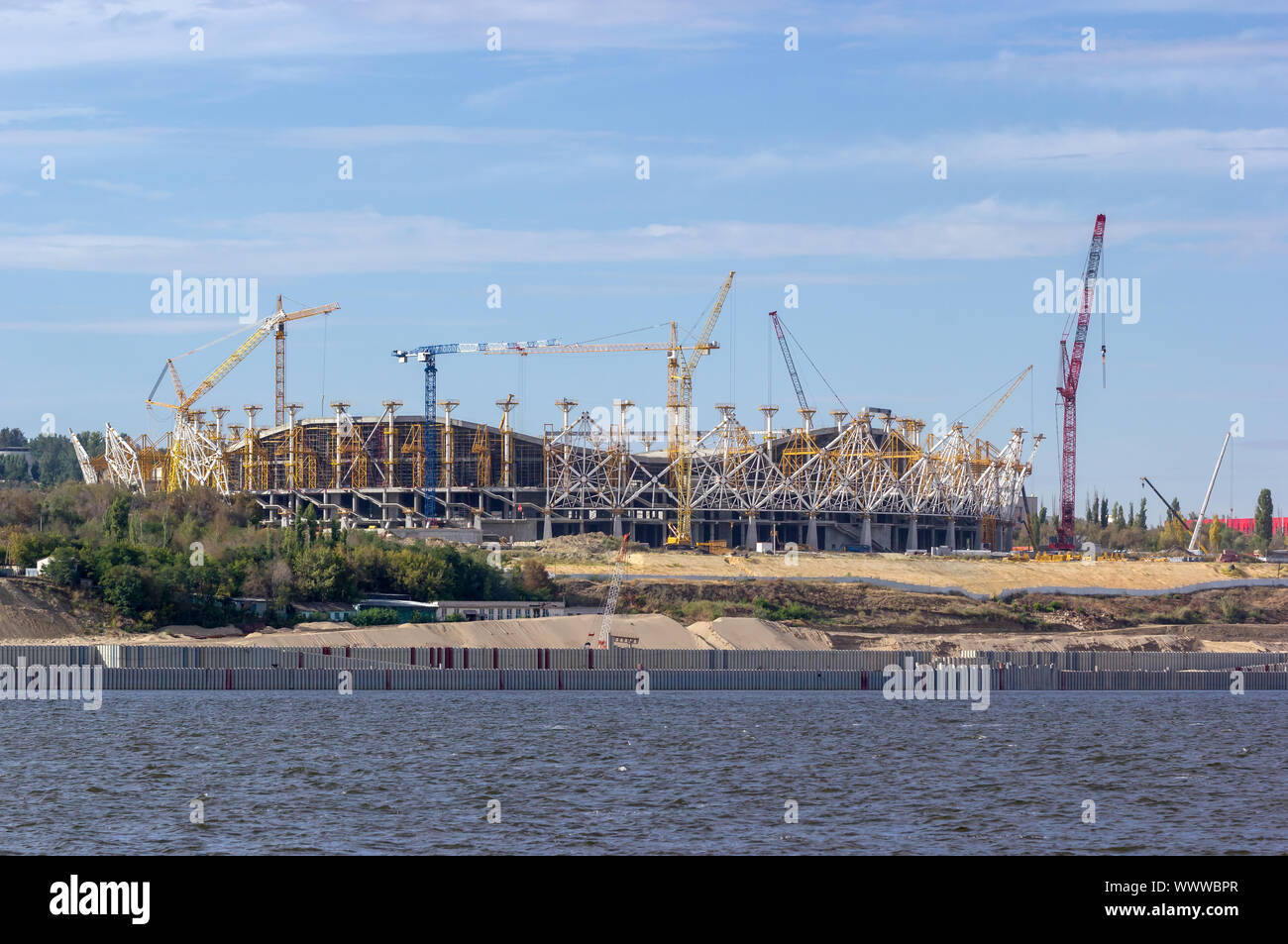 Baustelle Stockfoto