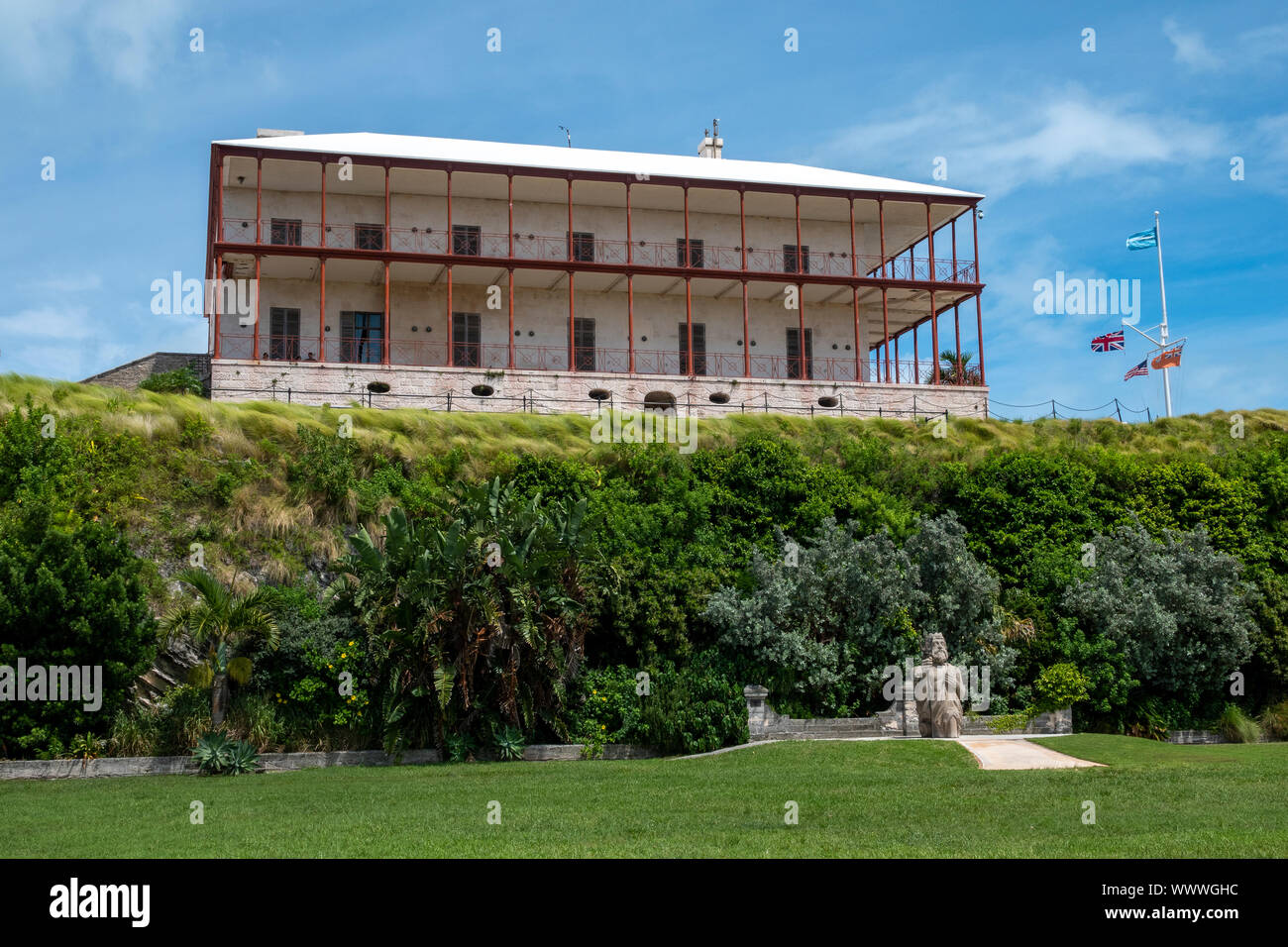 Comisioner's House, Royal Naval Dockyard, Bermuda Stockfoto