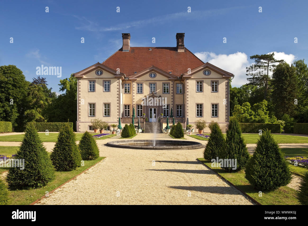 Schieder Schloss, Schieder-Schwalenberg, Ostwestfalen, NRW, Deutschland, Europa Stockfoto