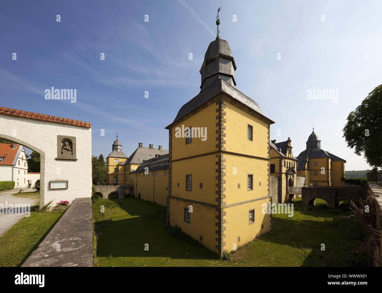Schloss Eringerfeld, Geseke, NRW, Deutschland, Europa Stockfoto