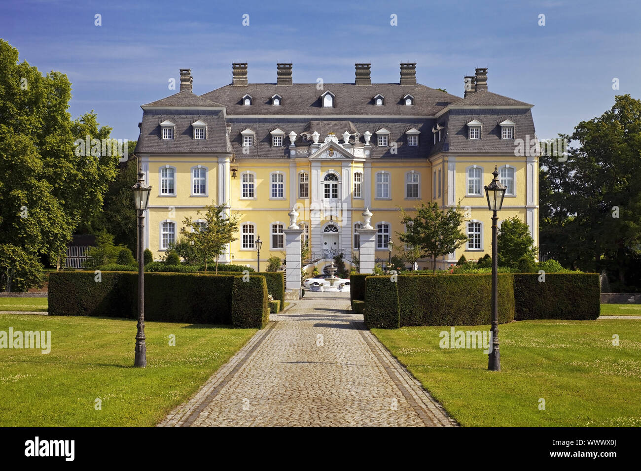 Schwarzraben Schloss, Lippstadt, Nordrhein-Westfalen, Deutschland, Europa Stockfoto