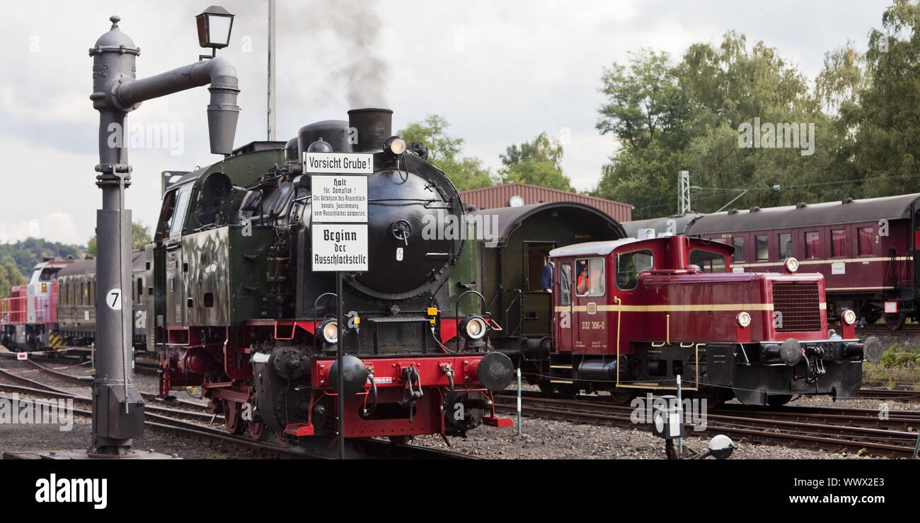 Bochum Dahlhausen Eisenbahnmuseum, Bochum, Ruhrgebiet, Nordrhein-Westfalen, Deutschland, Europa Stockfoto
