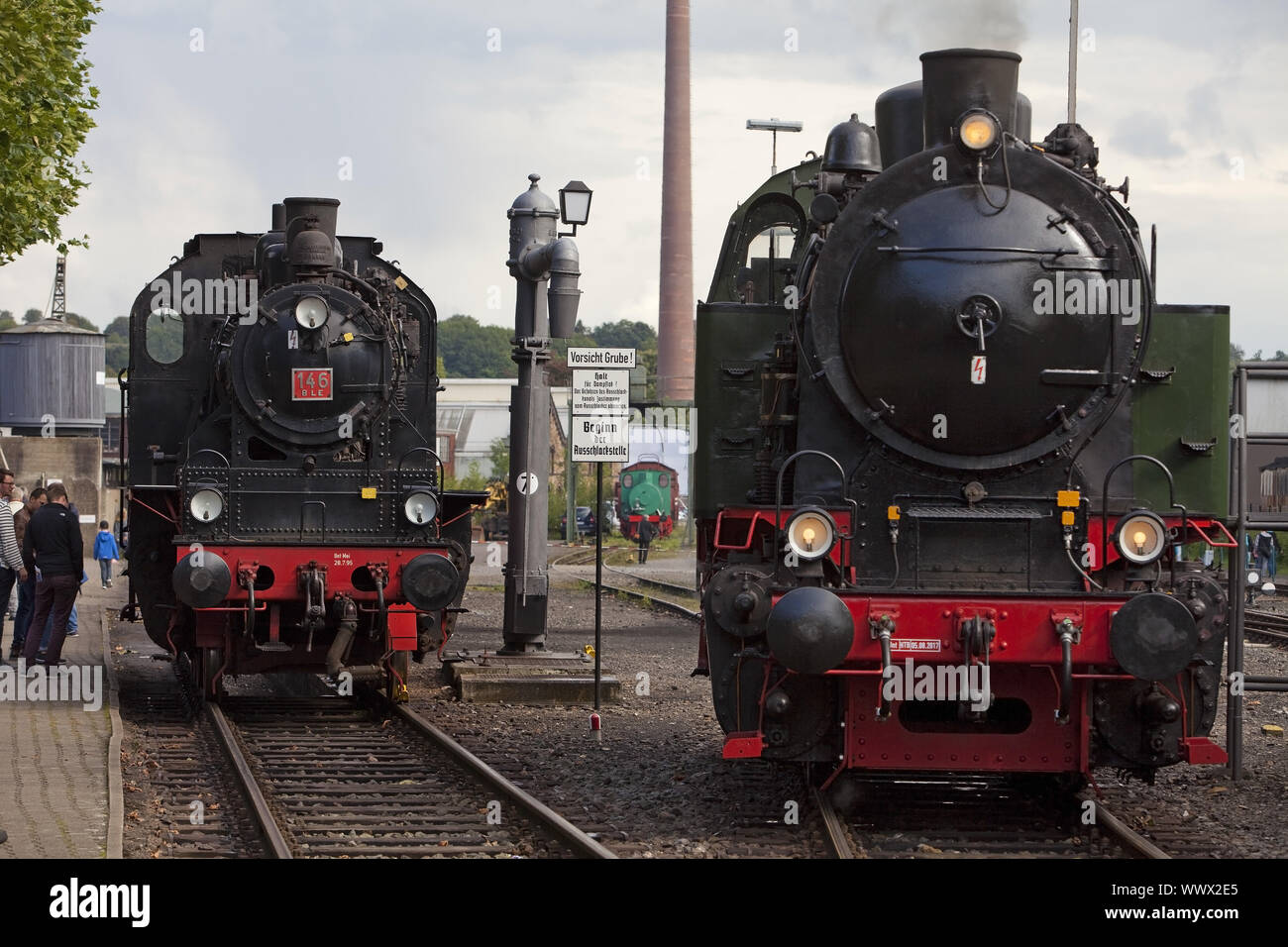 Bochum Dahlhausen Eisenbahnmuseum, Bochum, Ruhrgebiet, Nordrhein-Westfalen, Deutschland, Europa Stockfoto