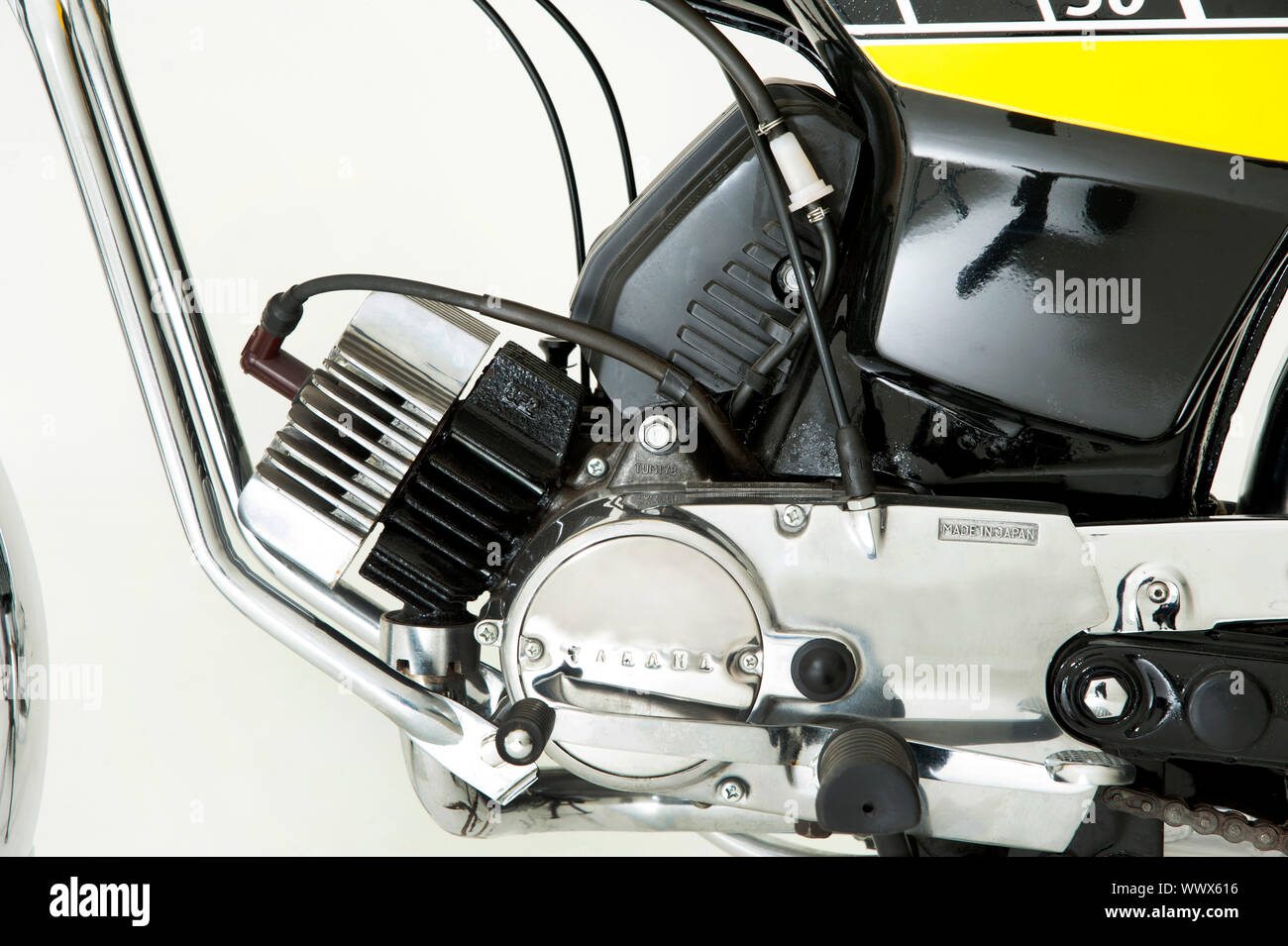 1987 Yamaha FS1 E Moped. Stockfoto