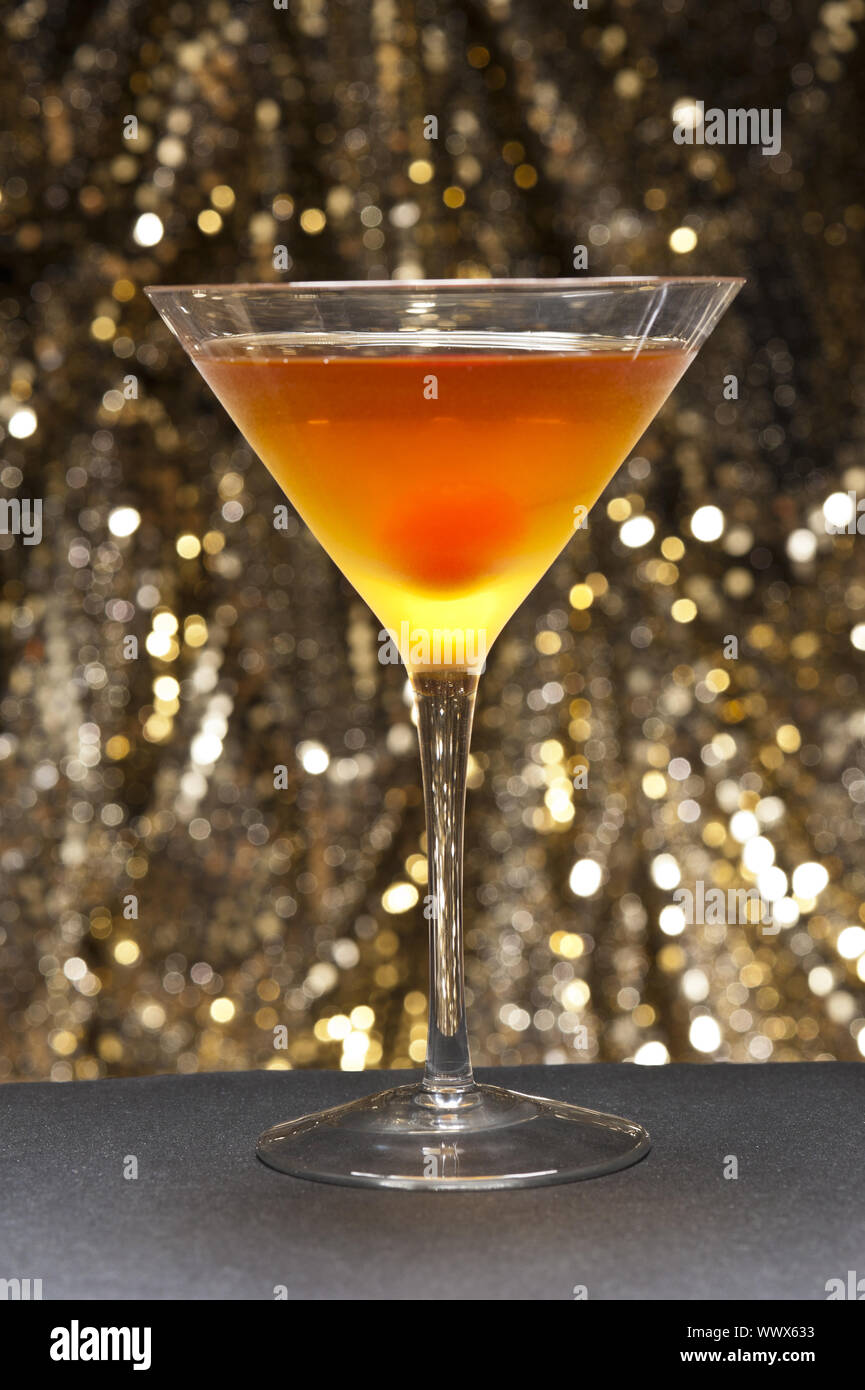 Rob Roy Cocktail Stockfoto
