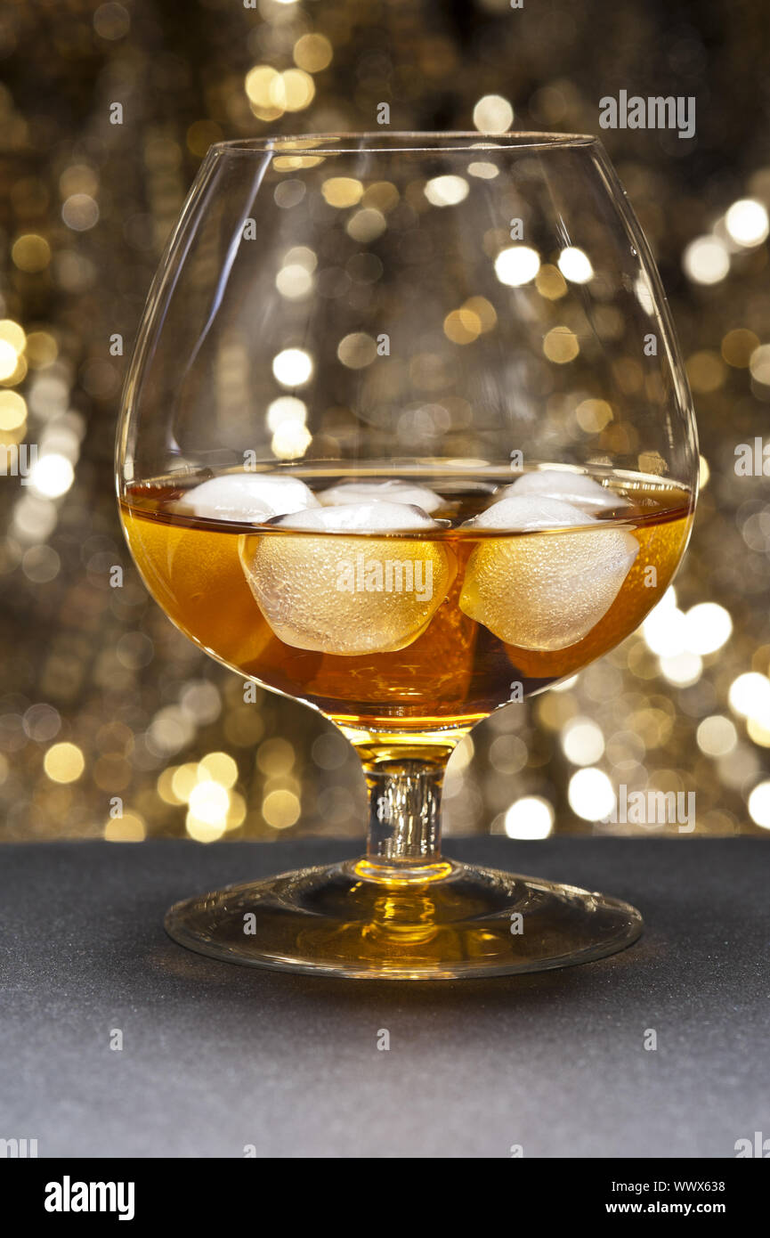 Whisky on the Rocks Stockfoto