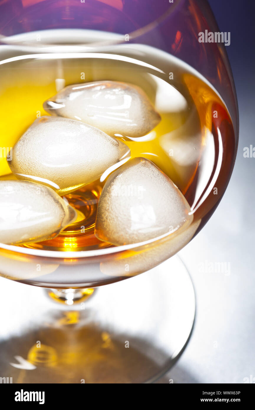 Whisky on the Rocks Stockfoto