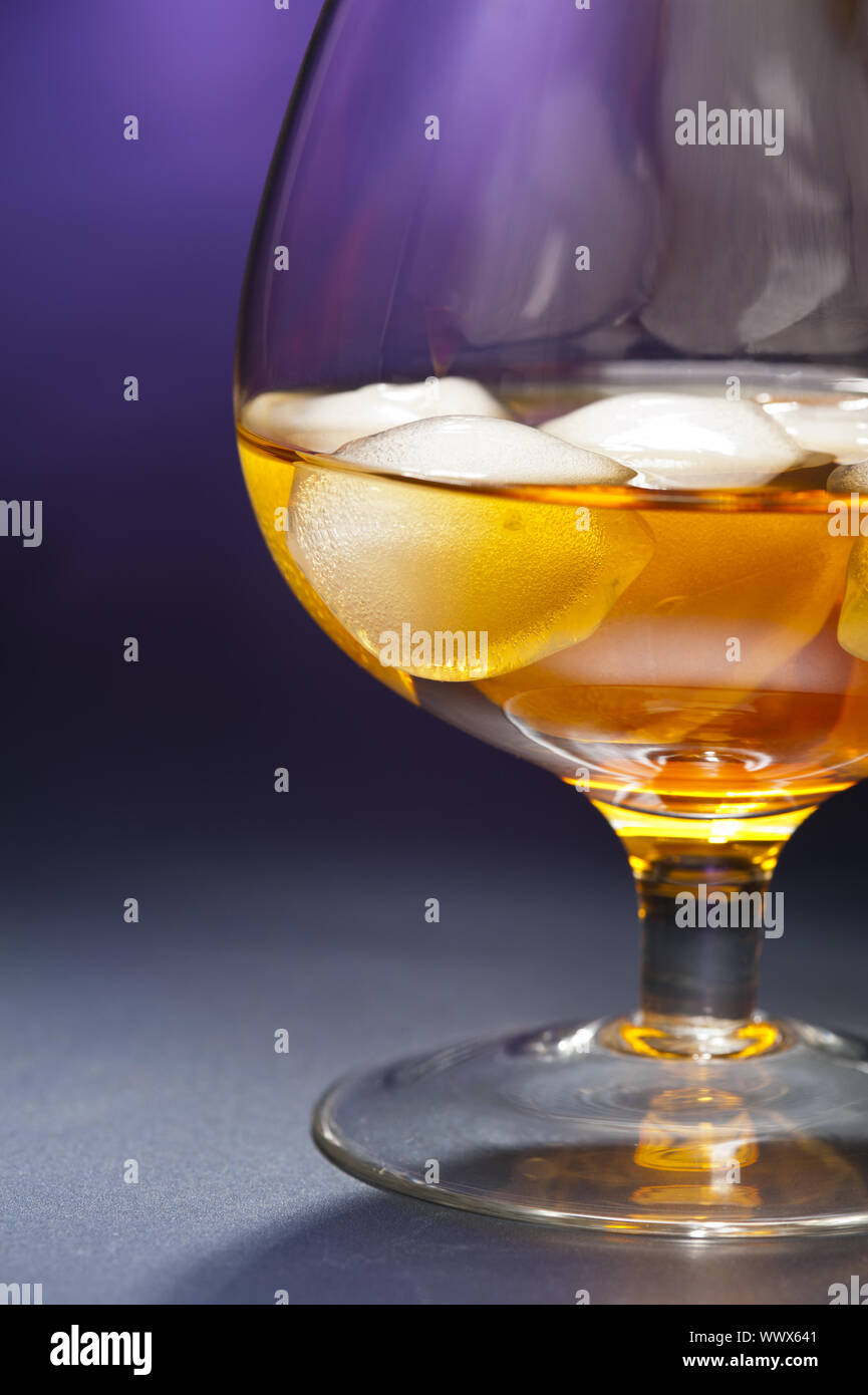 Whisky on the Rocks Stockfoto