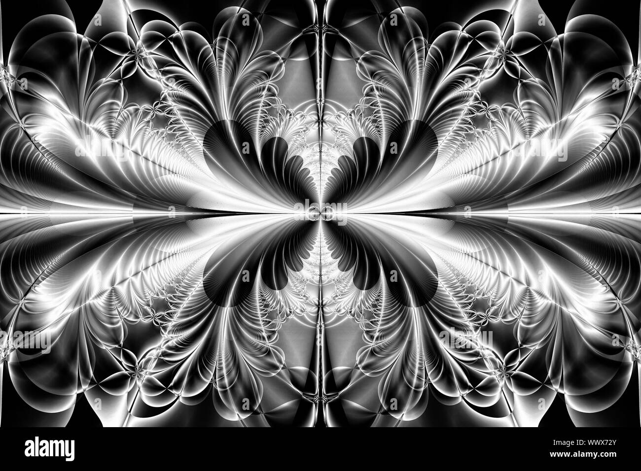 Fraktal Bild: Flug der Schmetterlinge Stockfoto Fraktal Bild: Flug der Schmetterlinge Stockfoto