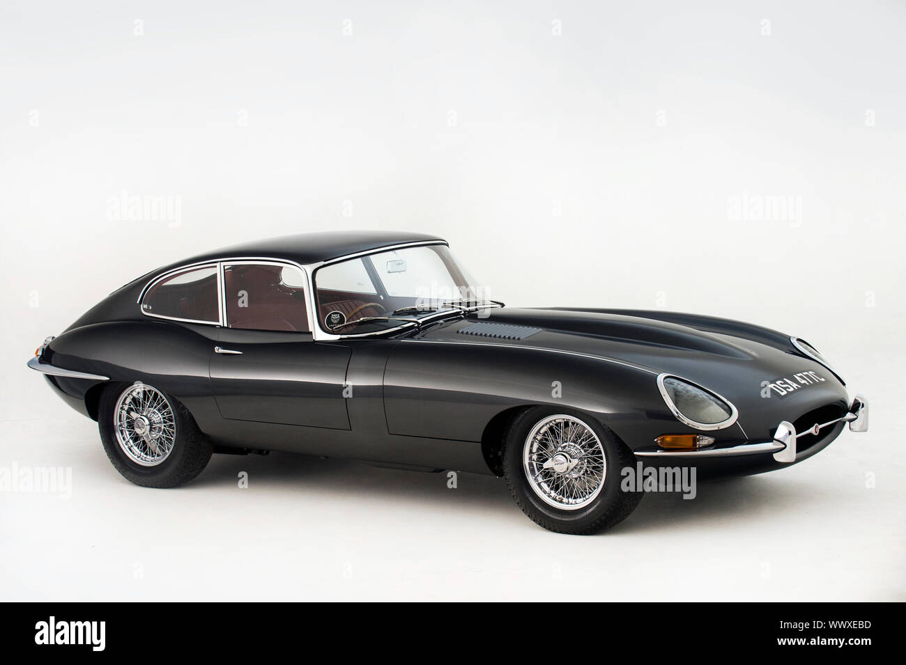 1965 Jaguar E-Type 4.2 Fixed Head Coupé. Stockfoto