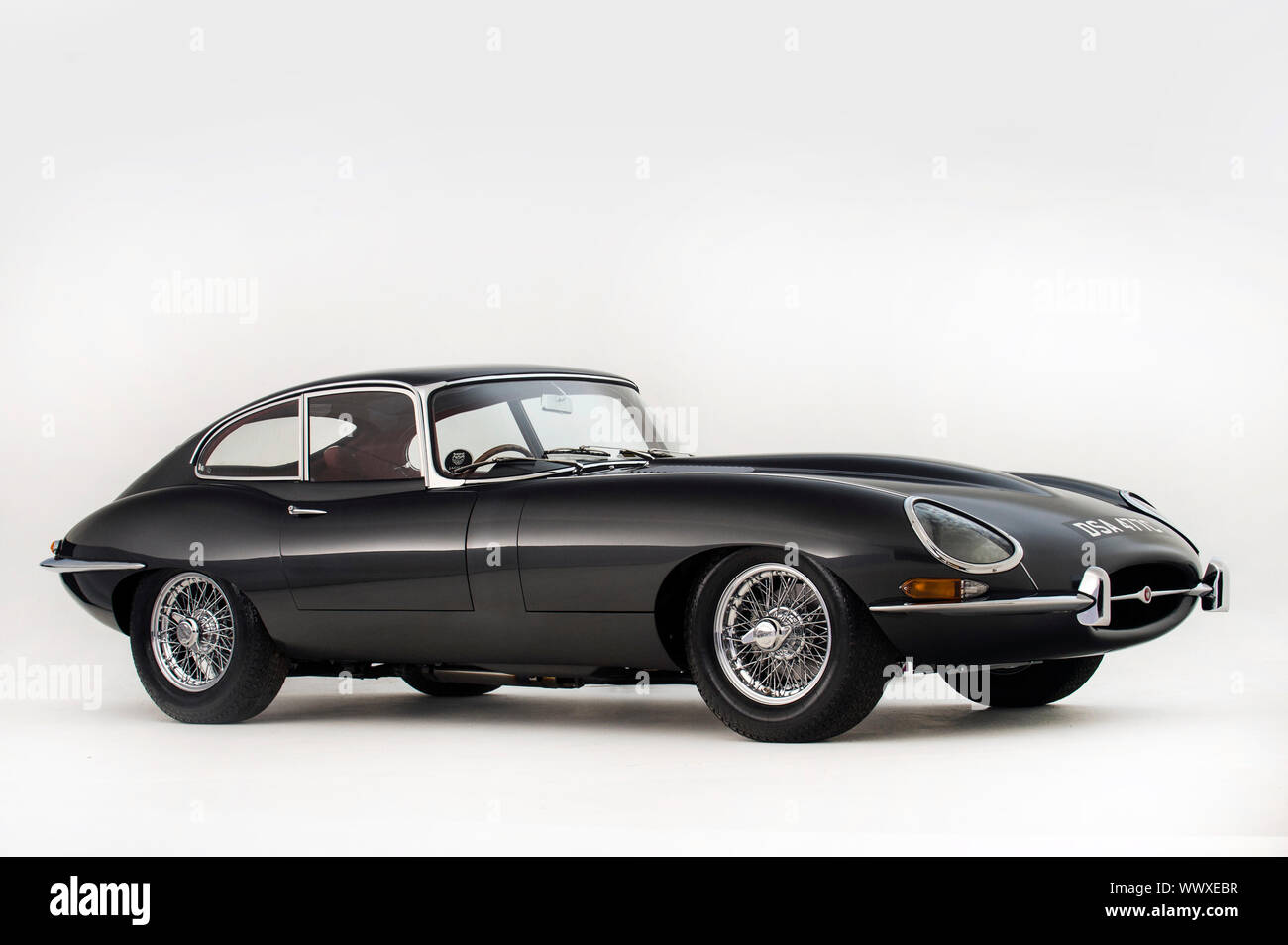 1965 Jaguar E-Type 4.2 Fixed Head Coupé. Stockfoto