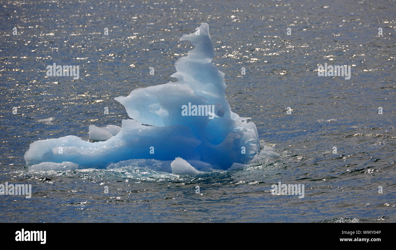 Treibeis in der shoup Bay State Marine Park in Alaska Stockfoto