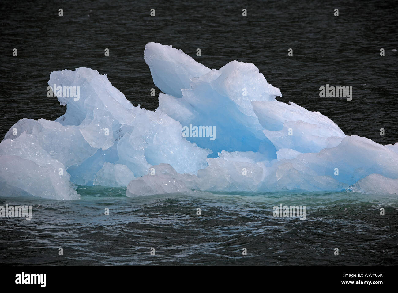 Treibeis in der shoup Bay State Marine Park in Alaska Stockfoto