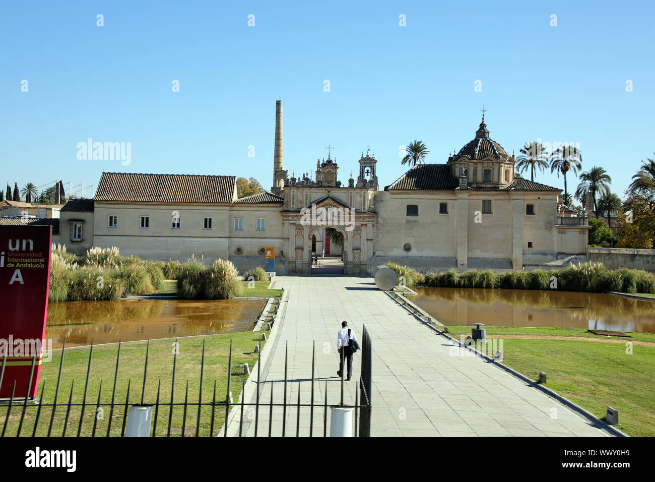 Ehemaliges Kloster von Santa María de las Cuevas - La Cartuja Stockfoto