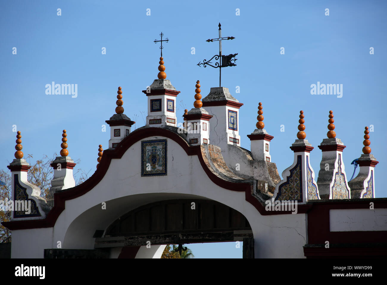 Ehemaliges Kloster von Santa María de las Cuevas - La Cartuja Stockfoto