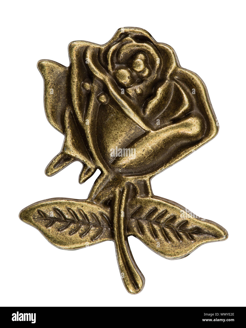 Filigrane in der Form einer Blume Rose, dekoratives Element für ...