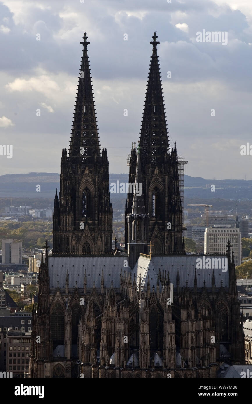 Kölner Dom, Köln, Rheinland, Nordrhein-Westfalen, Deutschland, Europa Stockfoto