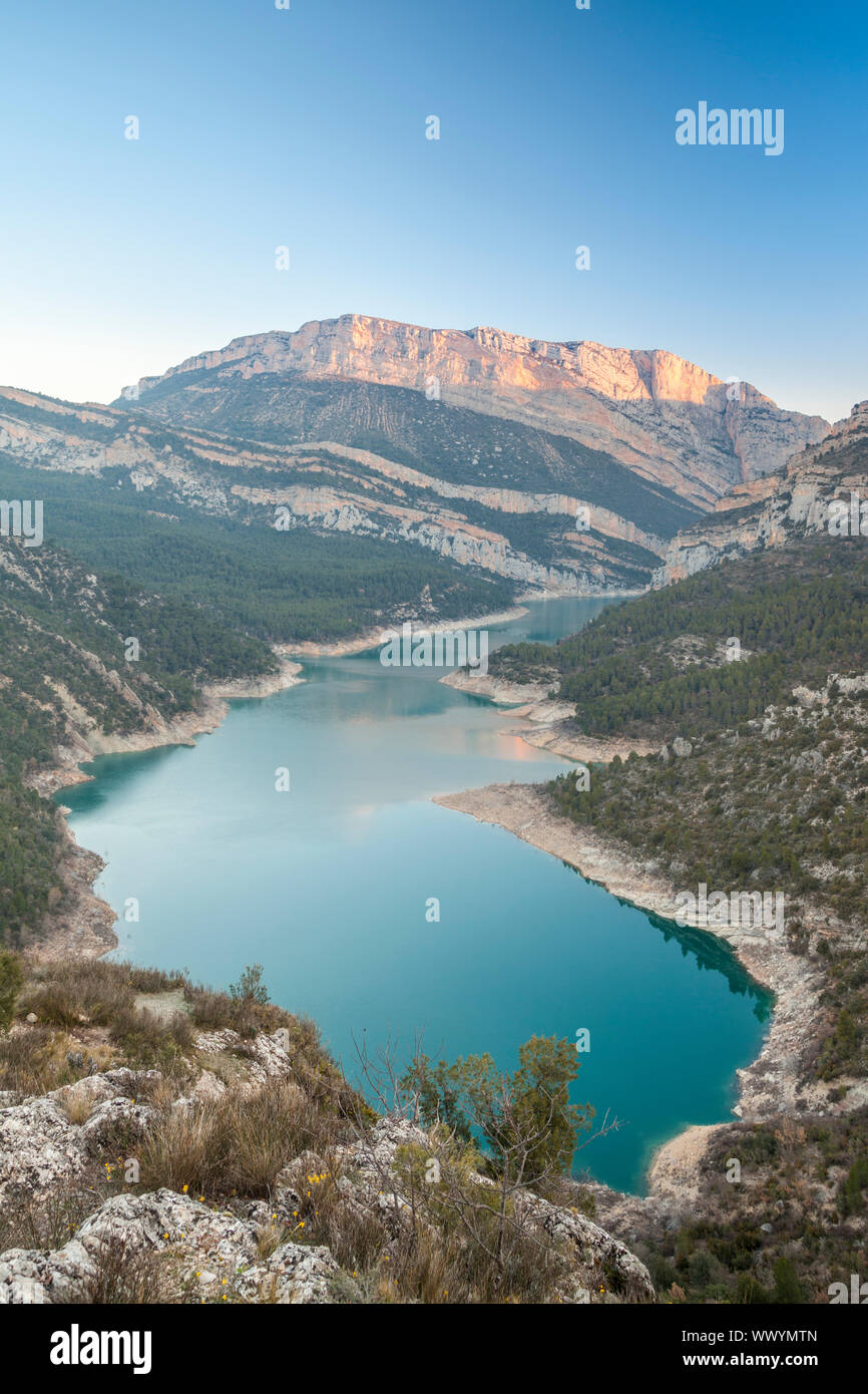 Congost de Montrebei, Serra del Montsec, La Noguera, Lleida, Spanien Stockfoto