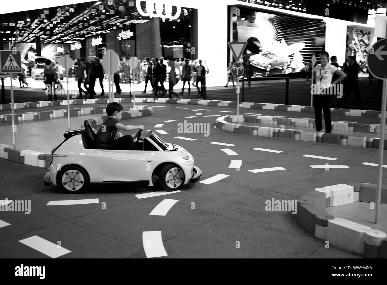Impressionen von der Internationalen Automobilausstellung in Frankfurt am Main Deutschland im September 2019 Stockfoto