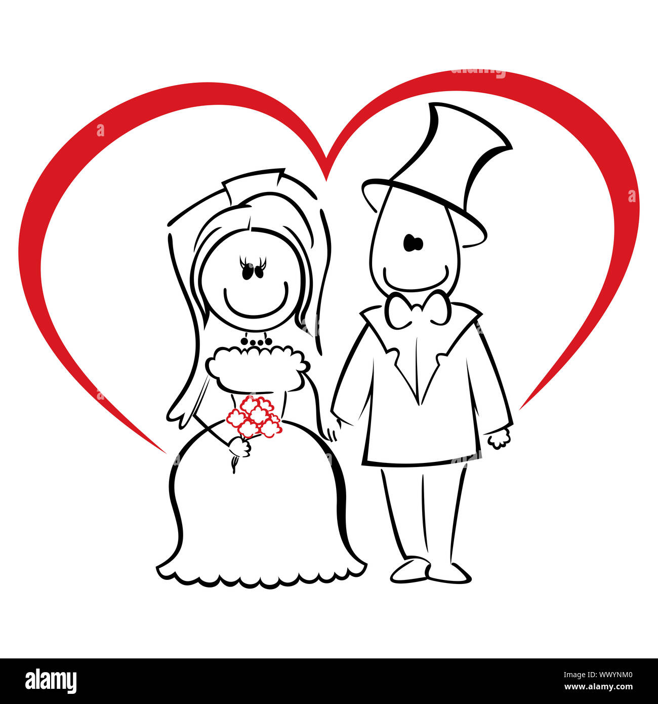 Hochzeits-Zeremonie Stockfoto