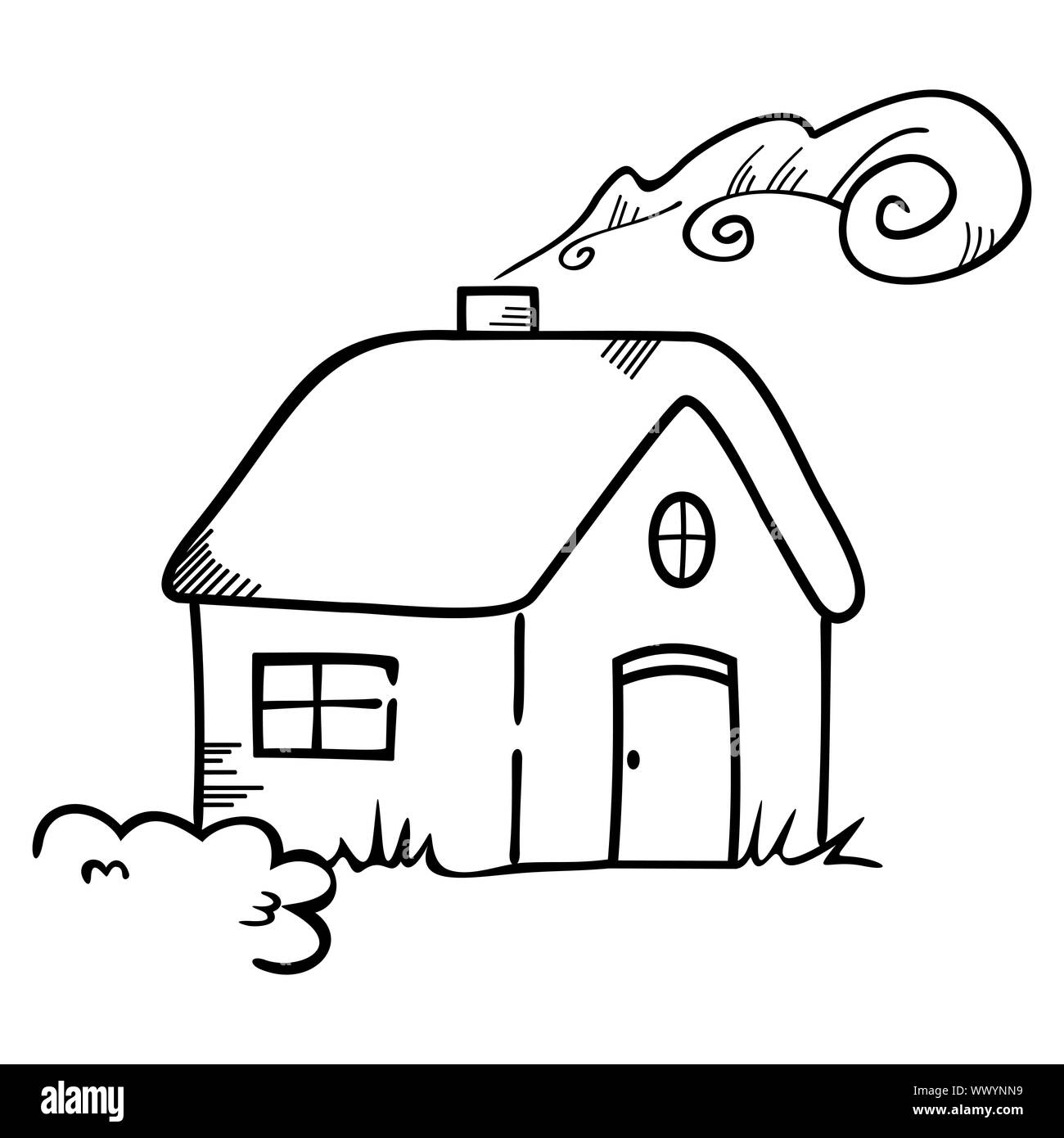 Haus-symbol Stockfoto