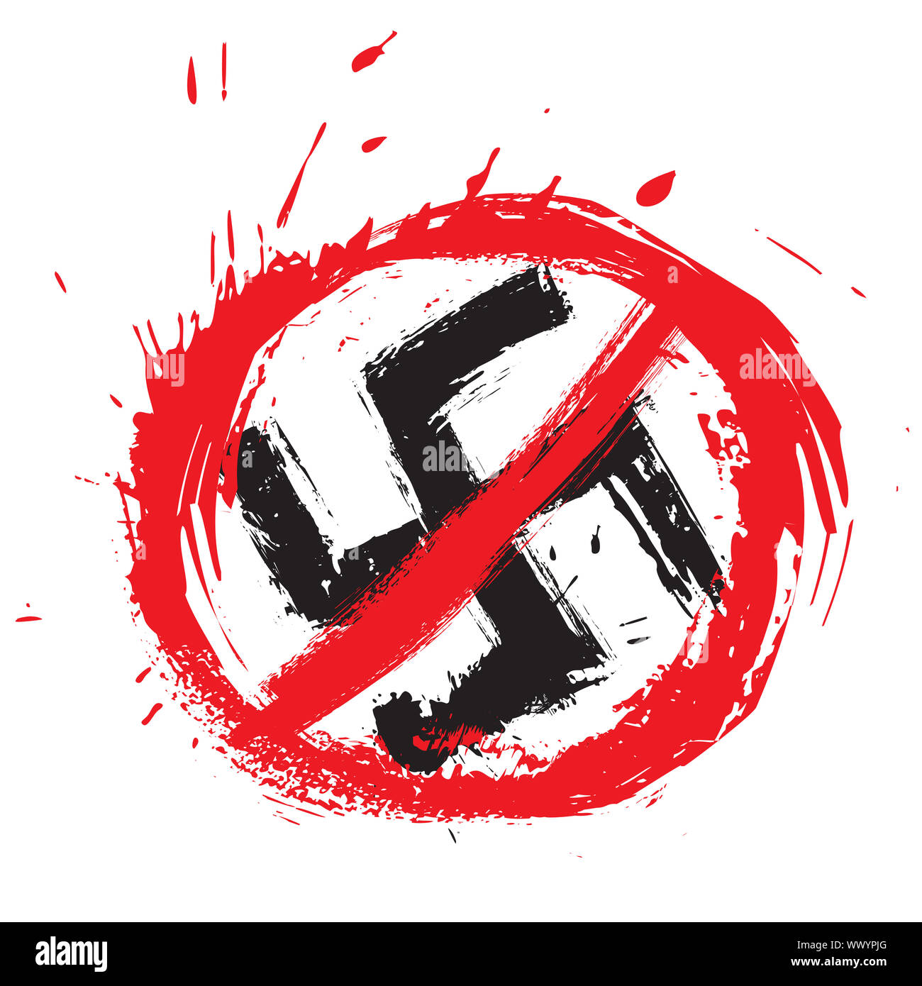 Kein Symbol Stockfoto