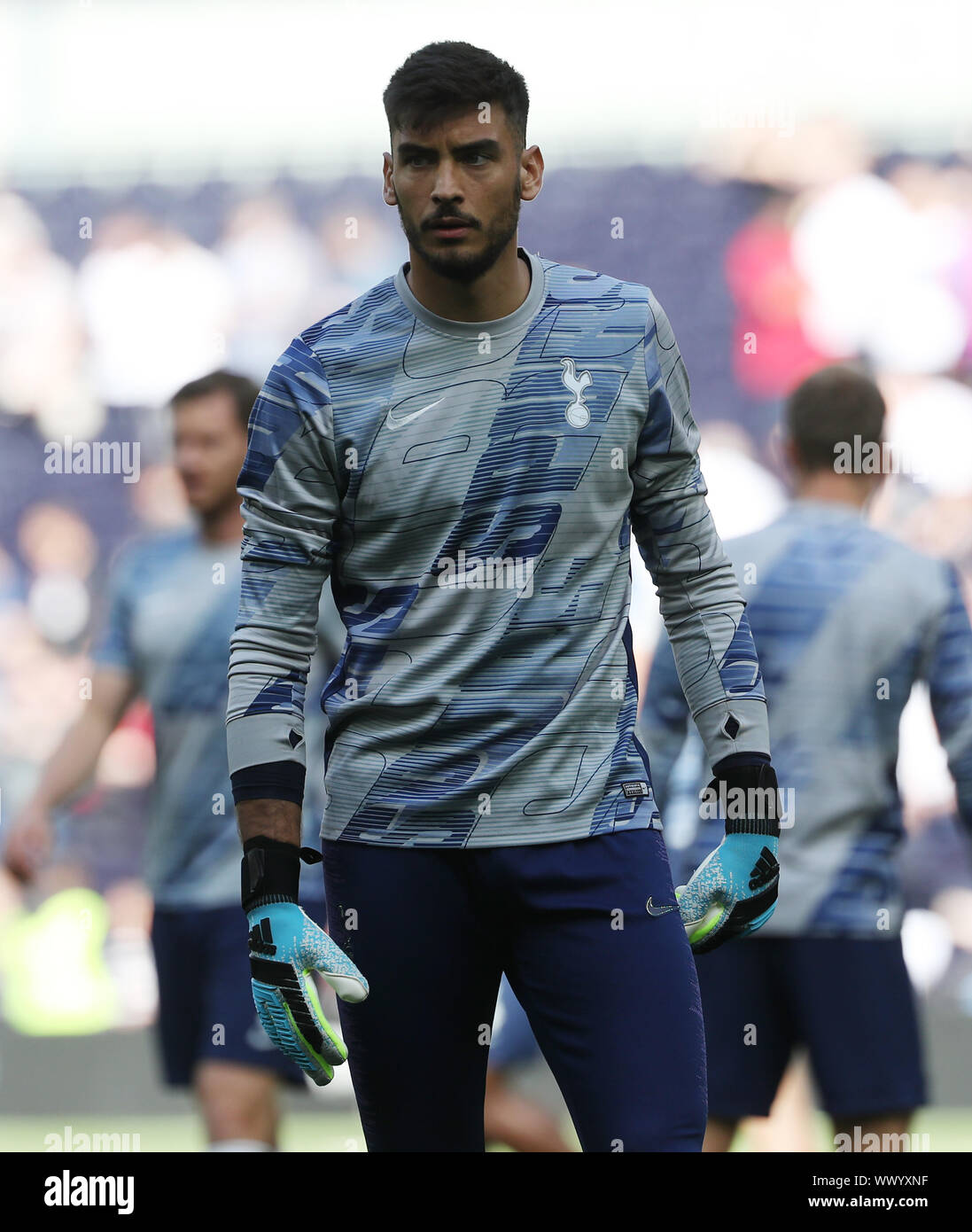 Tottenham Hotspur Torhüter Paulo Gazzaniga Stockfoto