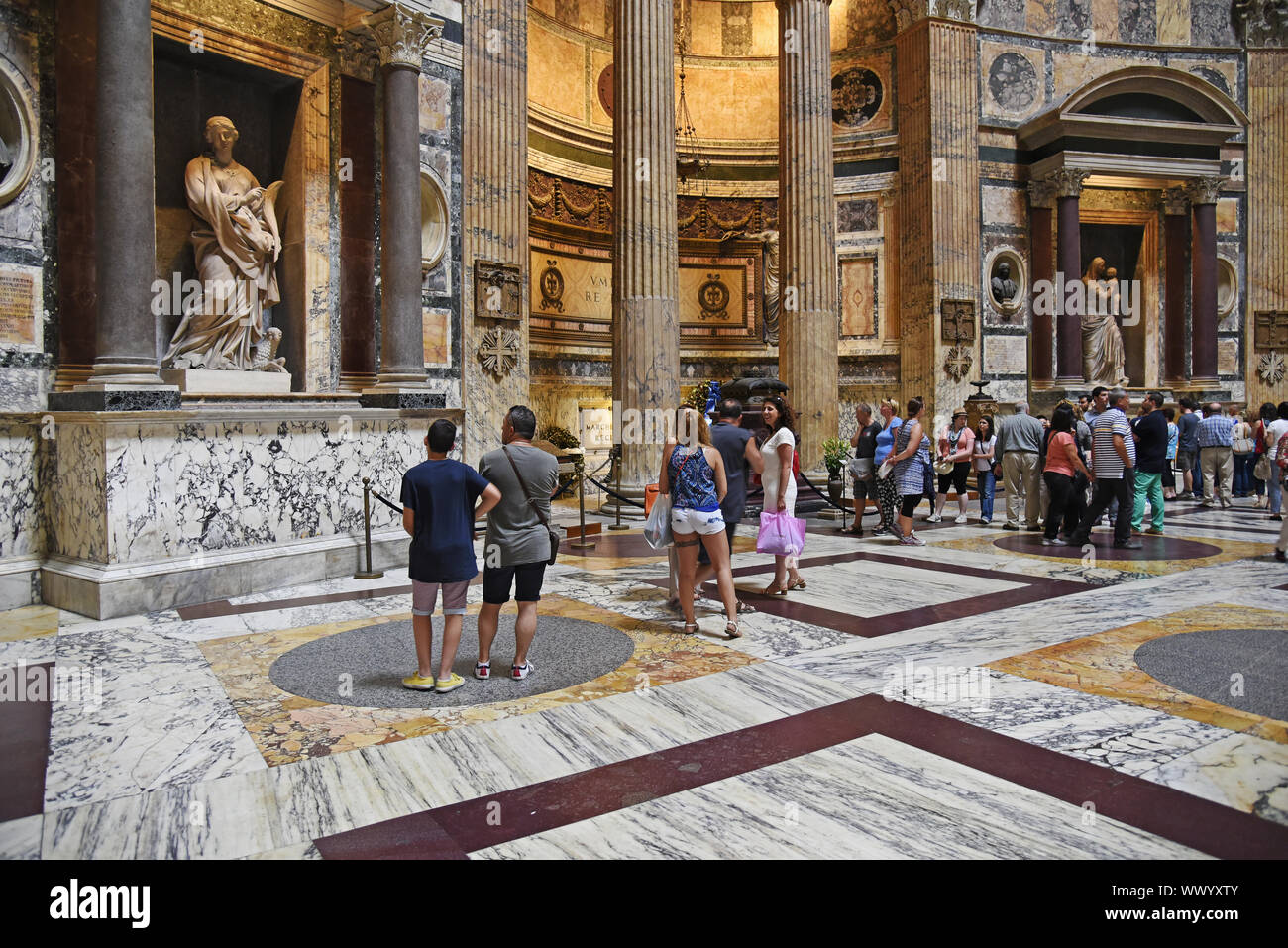 Pantheon, Petersdom, Rom, Italien, Europa Stockfoto