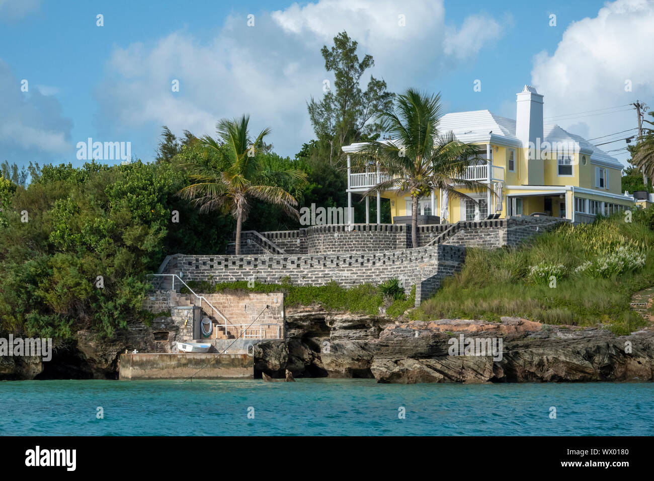 Eine typische up-market House in Bermuda Stockfoto