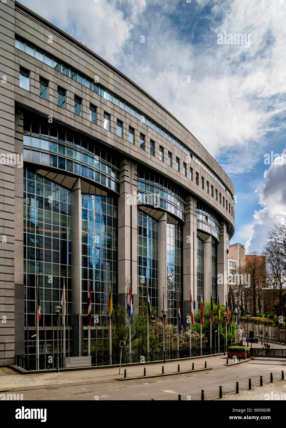 Gebäude des Europäischen Parlaments, Brüssel, Belgien, Europa Stockfoto