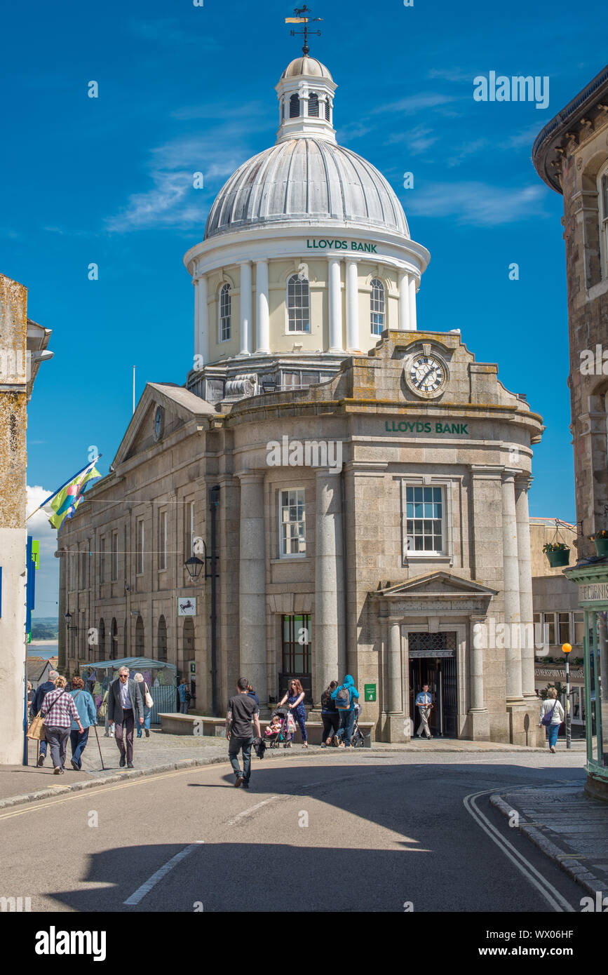 Market House, Market Place, Penzance, Cornwall, England, Vereinigtes Königreich, Europa Stockfoto