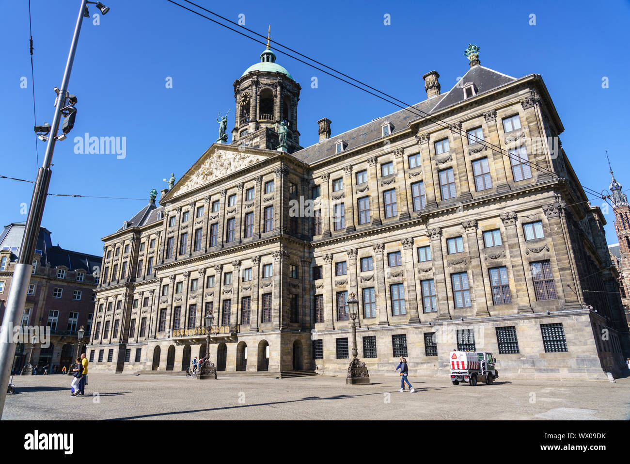 Der königliche Palast, Dam-Platz, Amsterdam, Nordholland, Niederlande, Europa Stockfoto