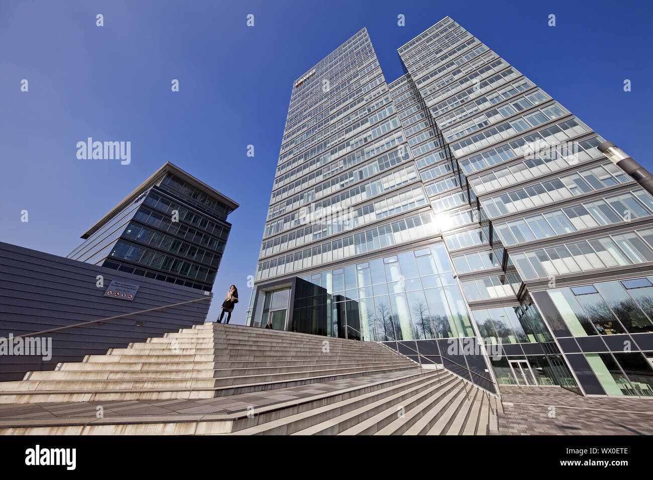 Die Lanxess AG Hauptsitz, Köln, Rheinland, Nordrhein-Westfalen, Deutschland, Europa Stockfoto