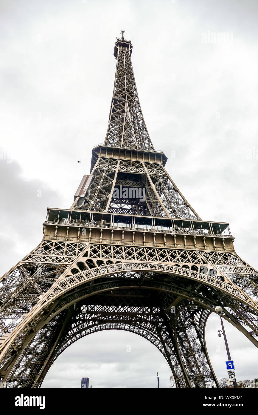 Foto Bild einen schönen Panoramablick auf Paris Metropolitan City Stockfoto
