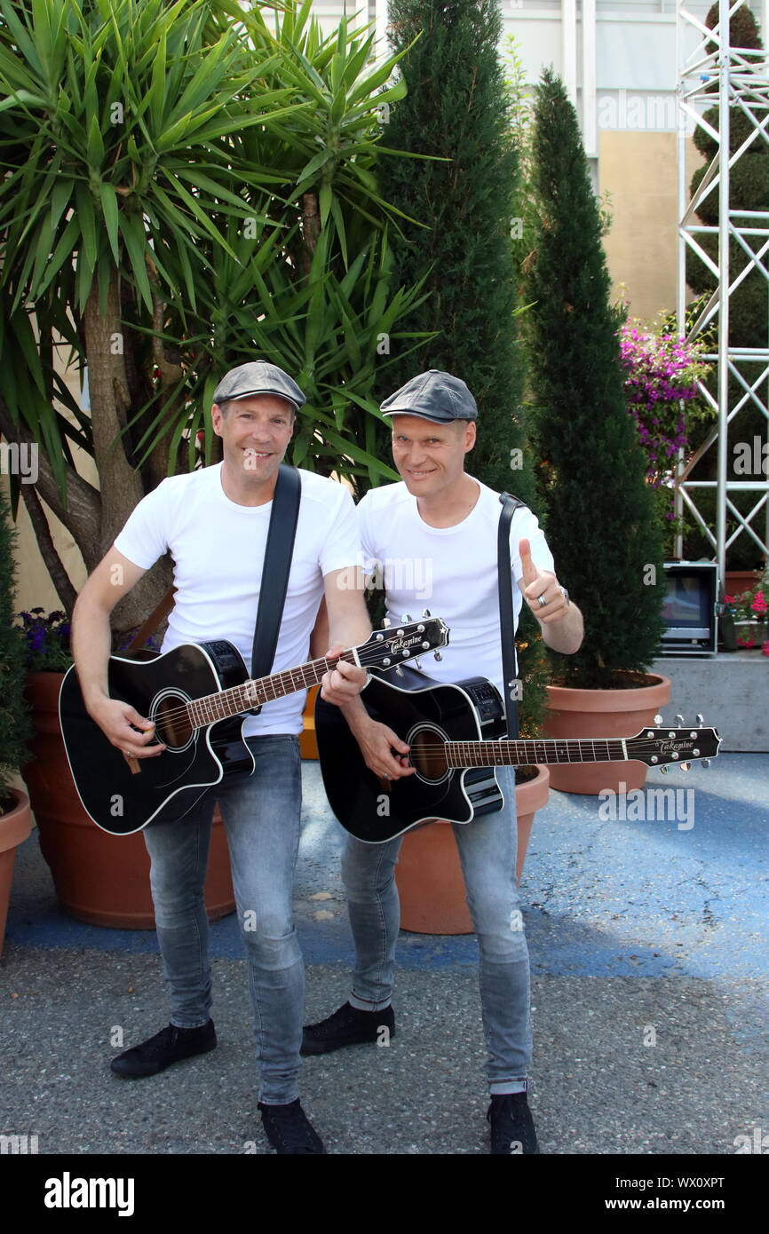 Sänger bei Deutschen Schlager zeigen Immer wieder Sonntags, 2015 Stockfoto