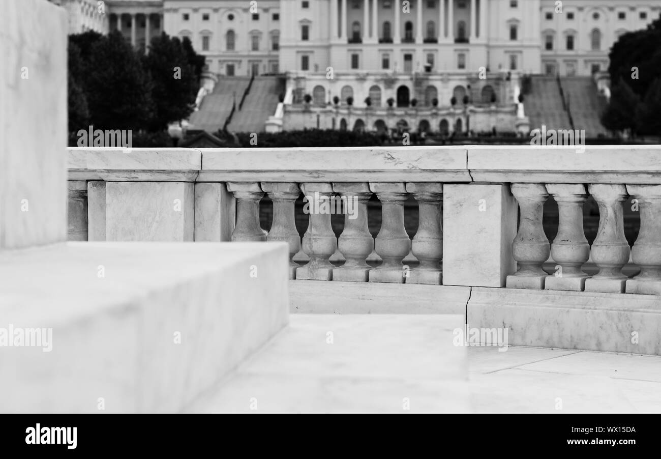 Washington DC Reisen abstrakte Ästhetische Stimmung Schüsse Stockfoto
