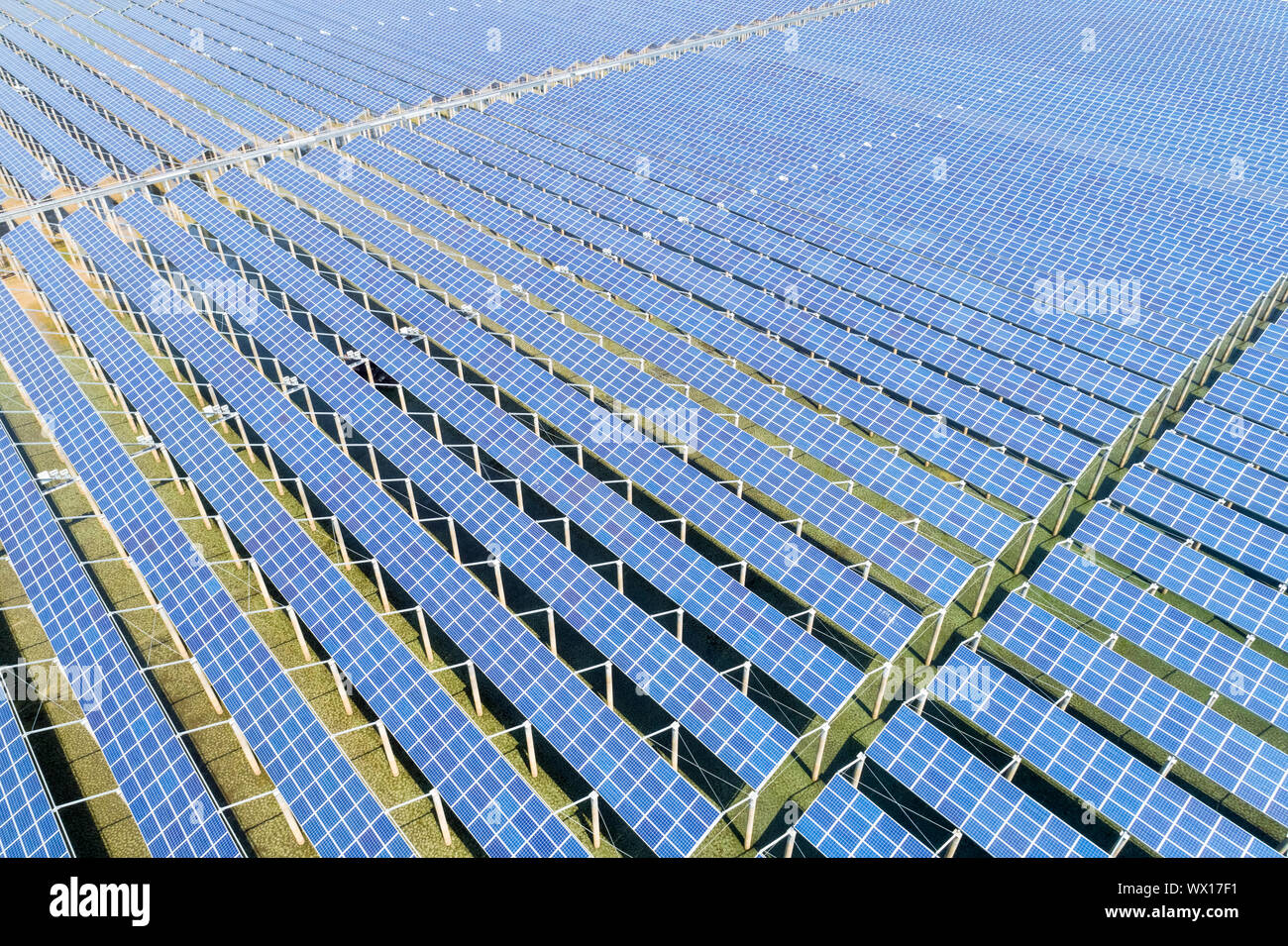 Solarkraftwerk Stockfoto