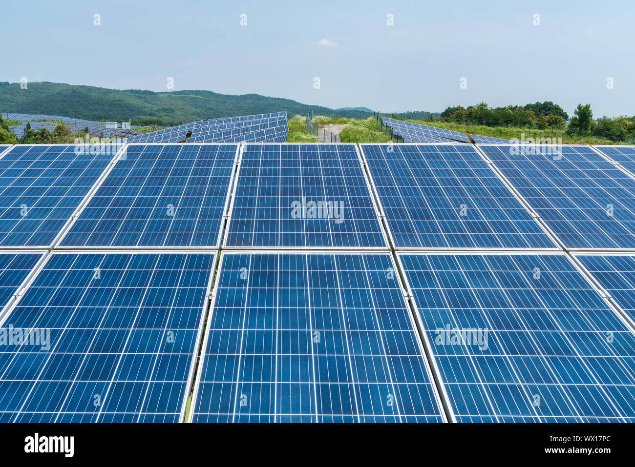 Neue Energie closeup auf Berg Stockfoto