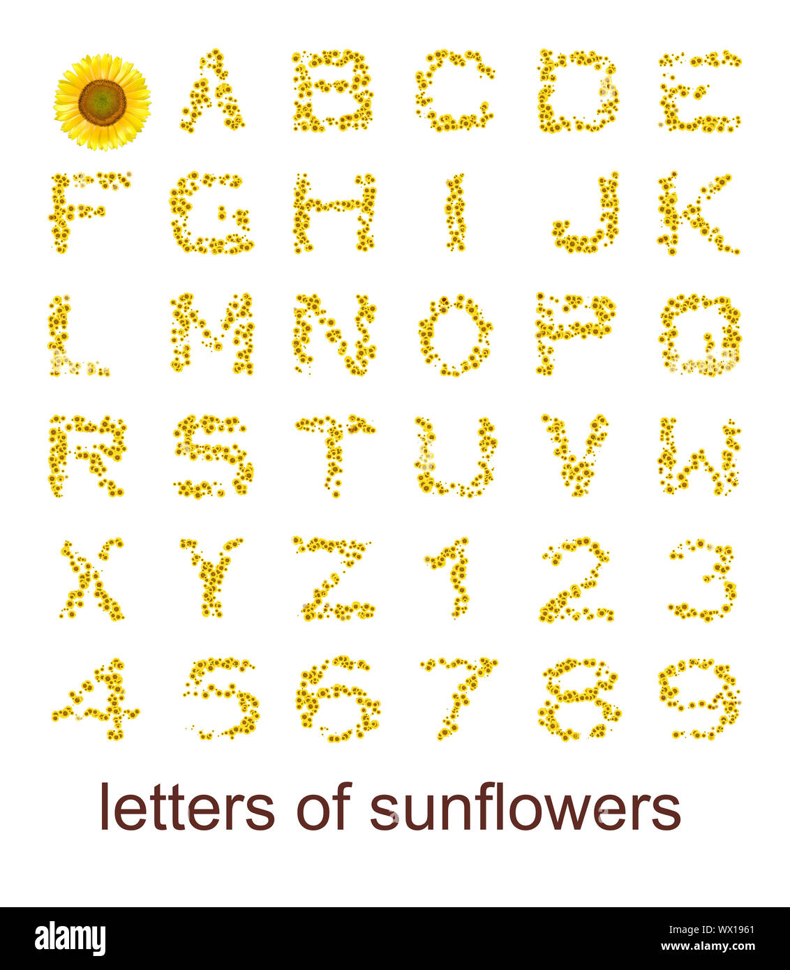 School cartoon style alphabet letters -Fotos und -Bildmaterial in hoher