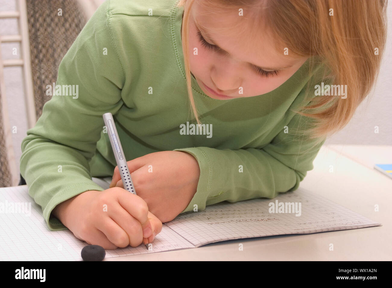 Hausaufgaben Stockfoto