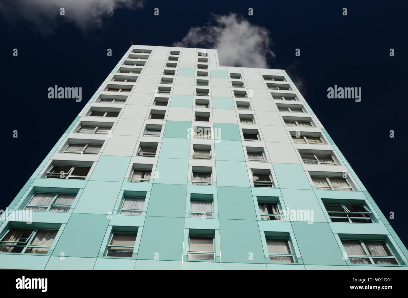 Bransholme Hochhaus, sozialer Wohnungsbau Stockfoto