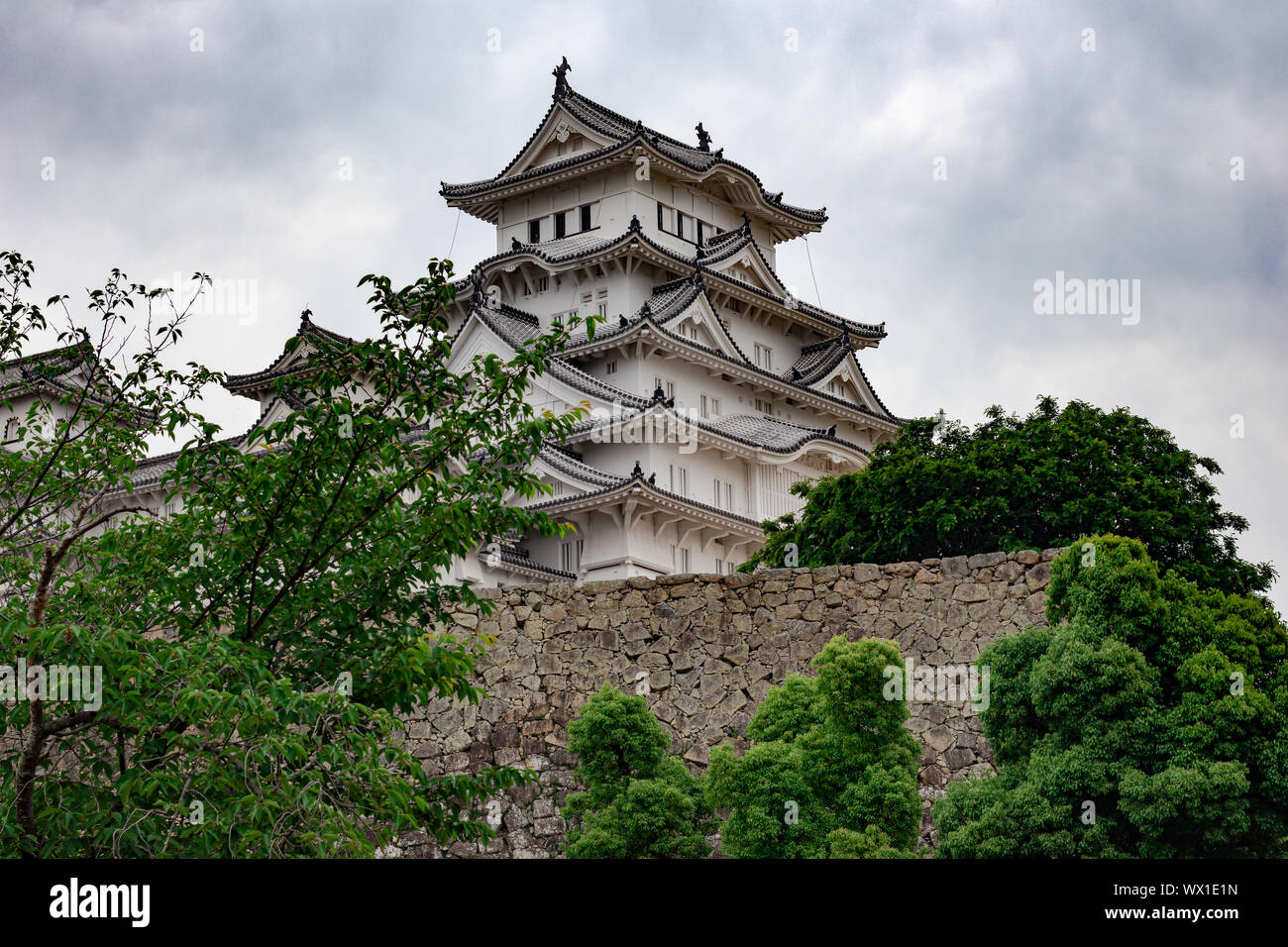 Das Weiße Schloss Himeji in Japan Stockfoto