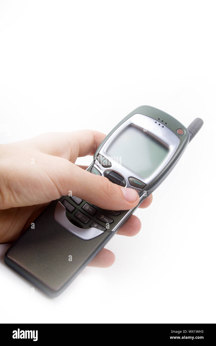 Altes Mobiltelefon Stockfoto