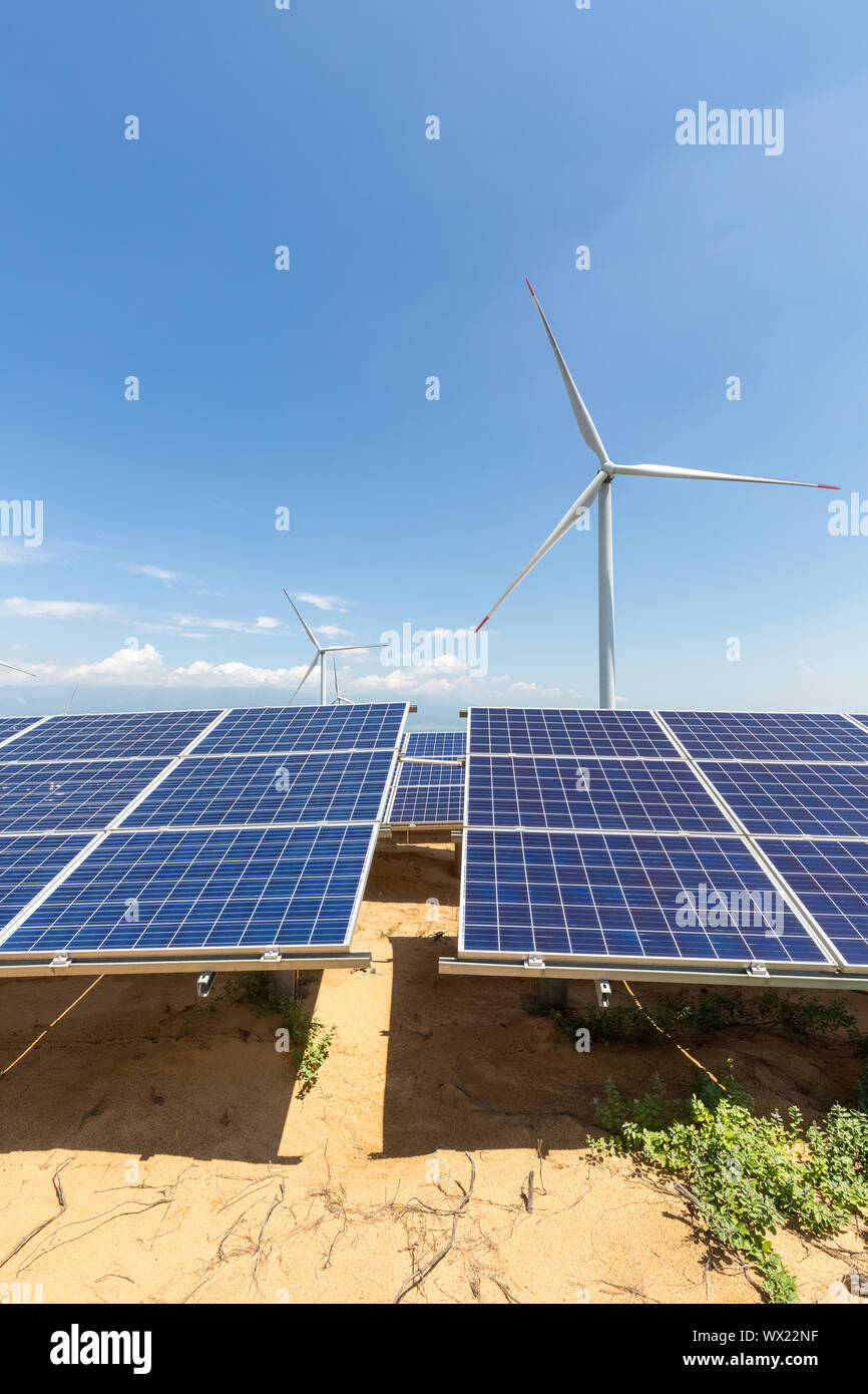 Neue Energie Landschaft Stockfoto