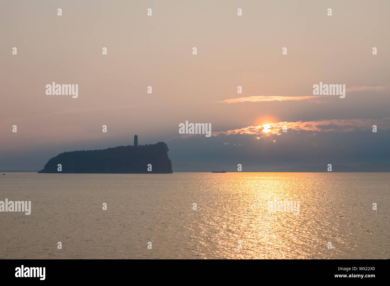 Schöne schuhe Hügel in Sunrise Stockfoto