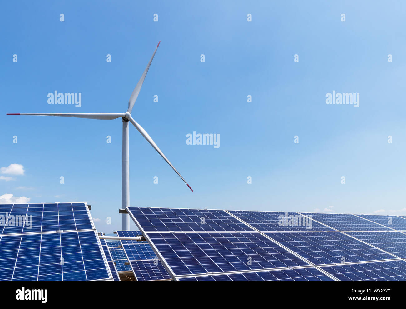 Neue Energie Landschaft Stockfoto